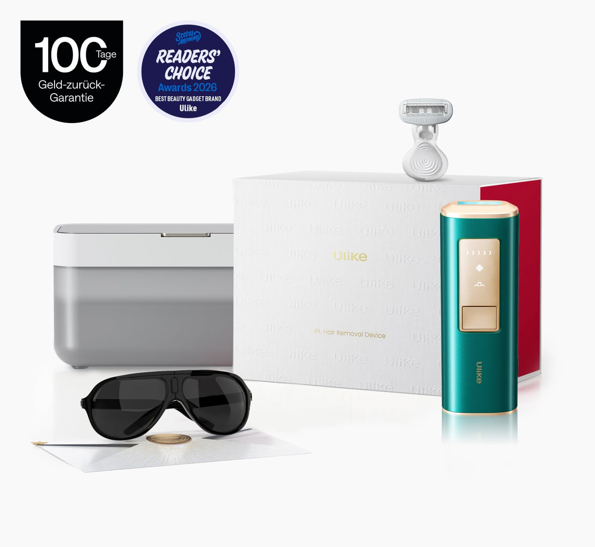 Ulike Air 2 IPL Hair Removal Device & UV Sterilization Box Set